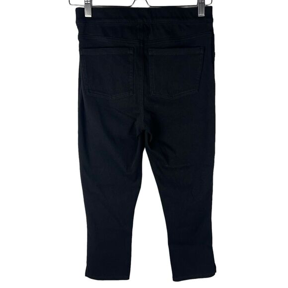 NWT Spanx Jean-ish Pants Womens S Black Capri Crop Jeggings Leggings A373824 - Picture 3 of 9